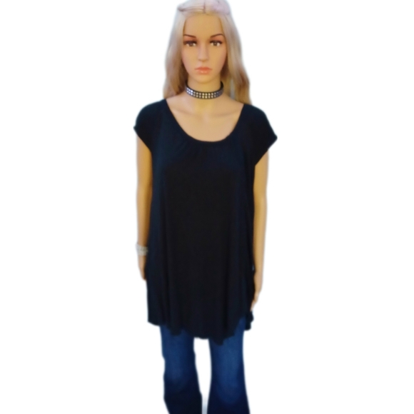 *SOLD*Free people oversized L tunic tee top - Picture 4 of 9
